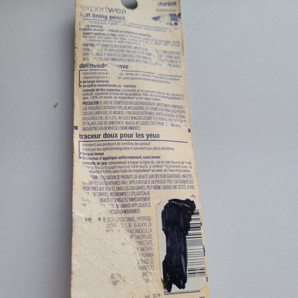 Maybelline Soft Lining Pencil Eyeliner Charcoal #256 SEALED Package Wear - Picture 7 of 7